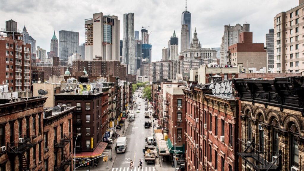 New York látkép - Downtown